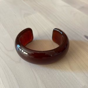 J Crew Rounded Acetate Cuff (S-M)